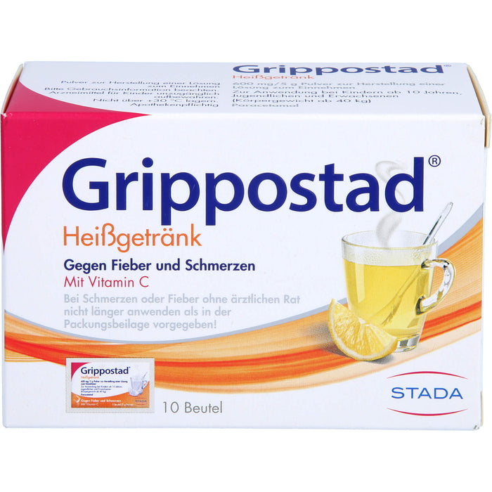 Grippostad Heißgetränk Pulver, 10 pcs. Sachets