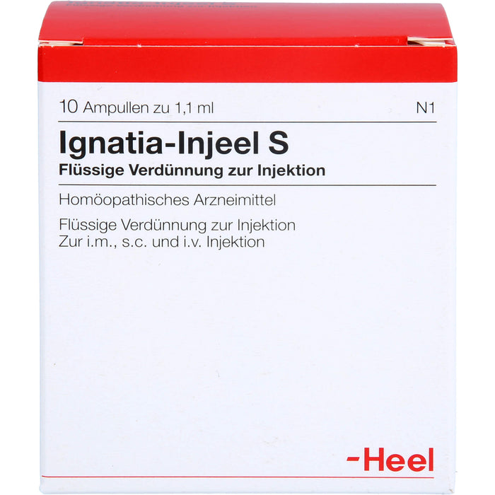 Heel Ignatia-Injeel S flüssige Verdünnung, 10 pcs. Ampoules