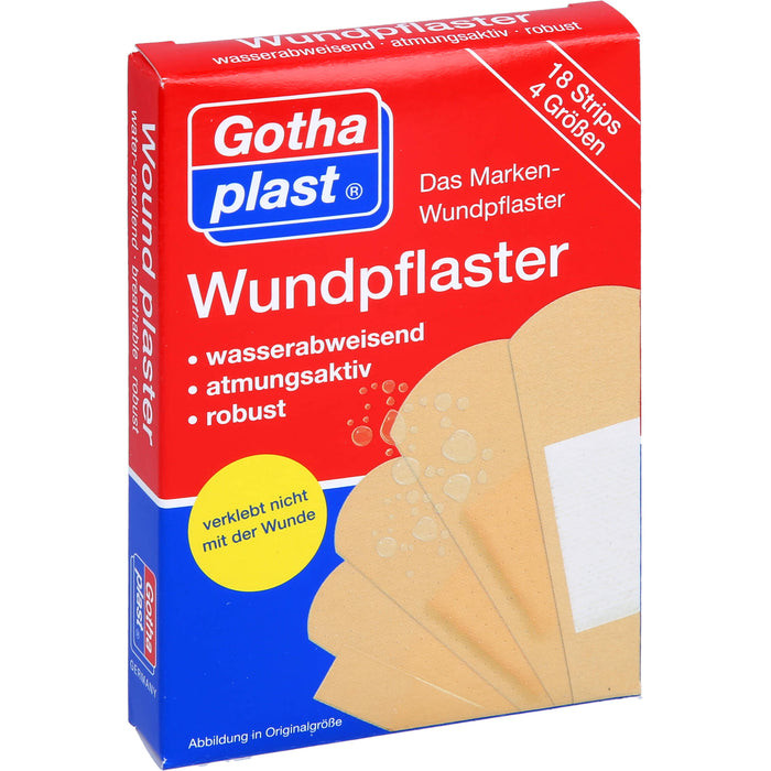 GOTHAPLAST WUNDPFLAST 4 GR, 18 St