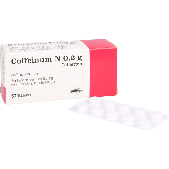 Coffeinum N 0.2 g Tabletten, 50 St. Tabletten