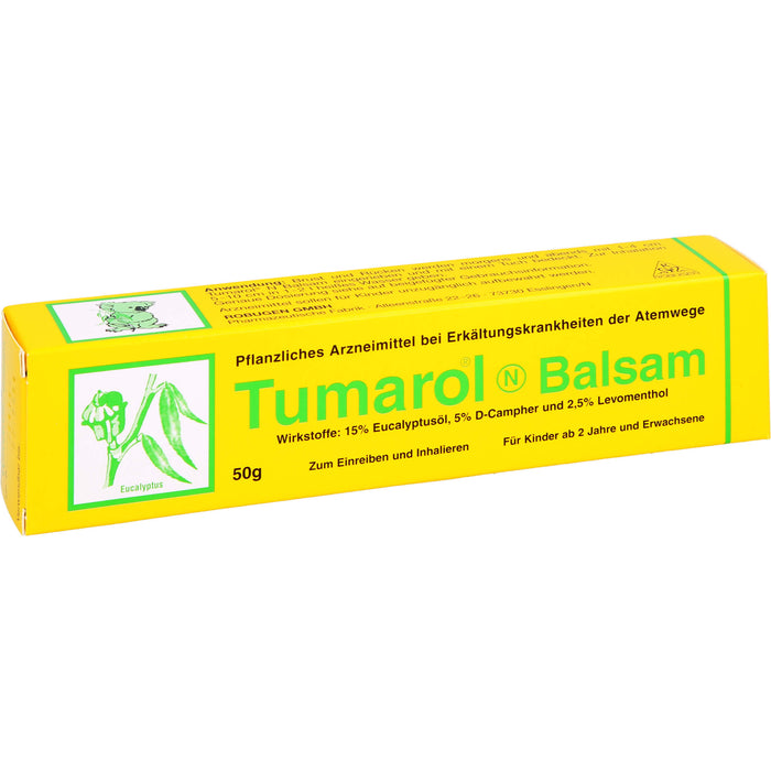 Tumarol N Balsam bei Erkältungskrankheiten der Atemwege, 50 g Cream