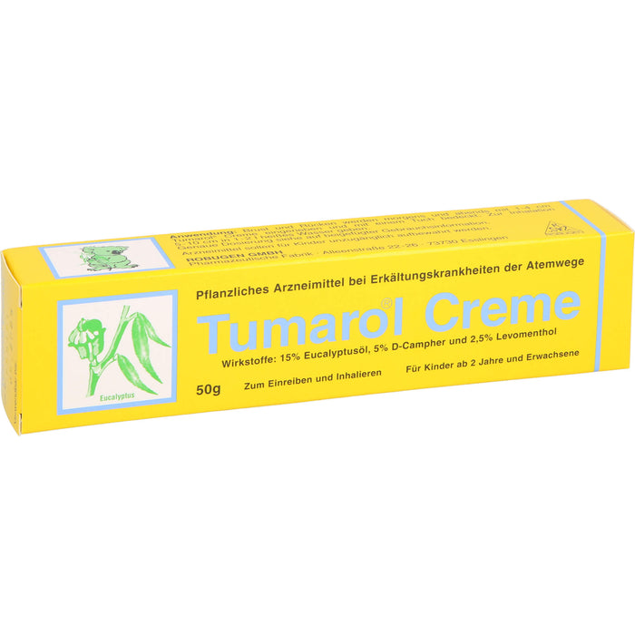 Tumarol Creme bei Erkältungskrankheiten der Atemwege, 50 g Crème