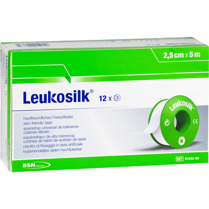 LEUKOSILK 5MX2,5CM, 12 St PFL