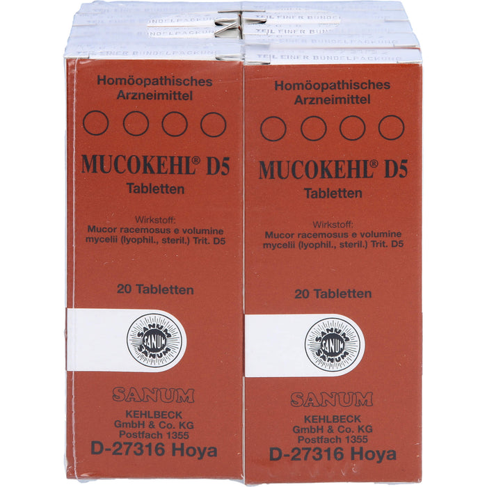 Mucokehl D5 Tbl., 10X20 St TAB