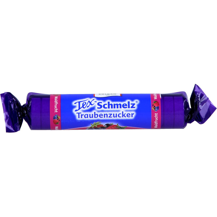 Tex-Schmelz Traubenzucker Waldfrucht  Bonbons, 33 g Bonbons