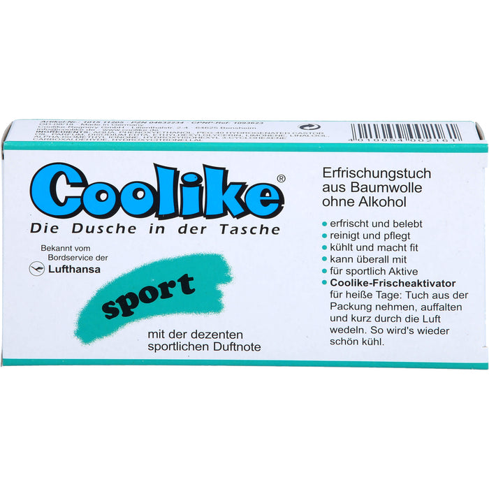 Coolike sport Erfrischungstuch aus reiner Baumwolle, 5 St. Tücher