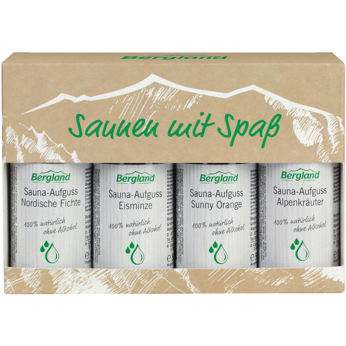 Saunen mit Spaß (4 versch. Sorten), 4X50 ml KON