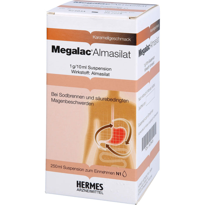 Megalac Almasilat, 1 g/10 ml Suspension, 250 ml SUS