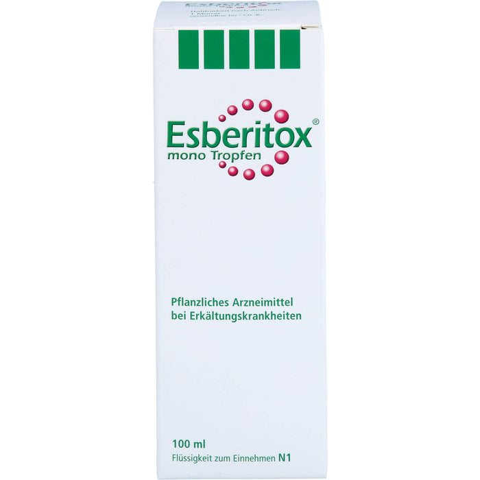 Esberitox mono Tropfen bei Erkältungskrankheiten, 100 ml Solution