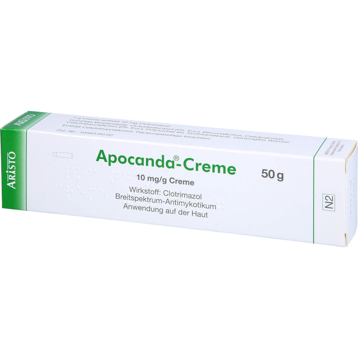 Apocanda-Creme Breitspektrum-Antimykotikum, 50 g Crème