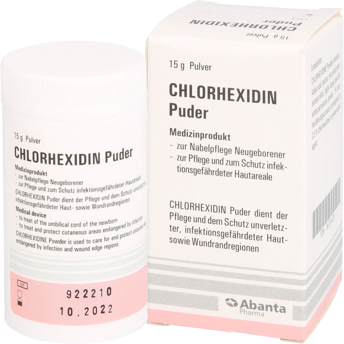 Abanta Pharma Chlorhexidin Puder, 15 g Poudre