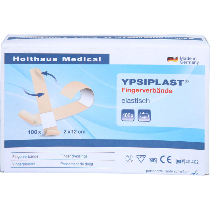 Fingerverbände elastisch YPSIPLAST 2x12cm, 100 St