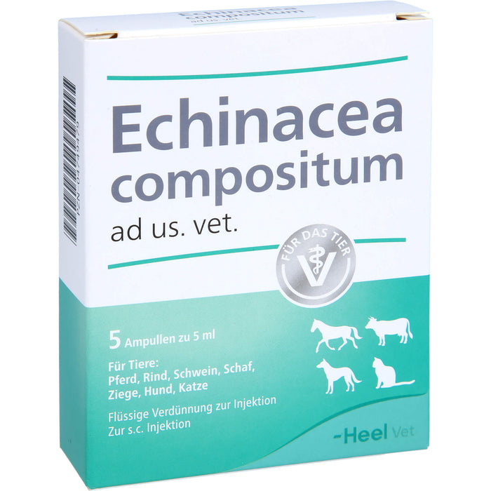 Heel Echinacea compositum ad us. vet. flüssige Verdünnung, 5 St. Ampullen