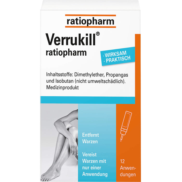 Verrukill-ratiopharm Spray zur Vereisung von Warzen, 50 ml Solution