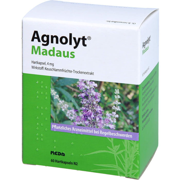 Agnolyt MADAUS Hartkapseln bei Regelbeschwerden, 60 pc Capsules