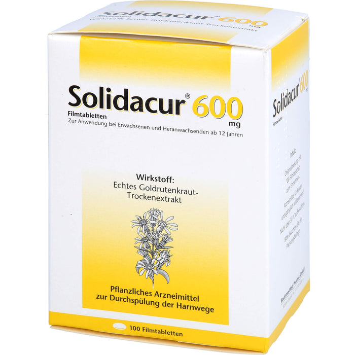 Solidacur 600 mg Filmtabletten zur Durchspülung der Harnwege, 100 pcs. Tablets