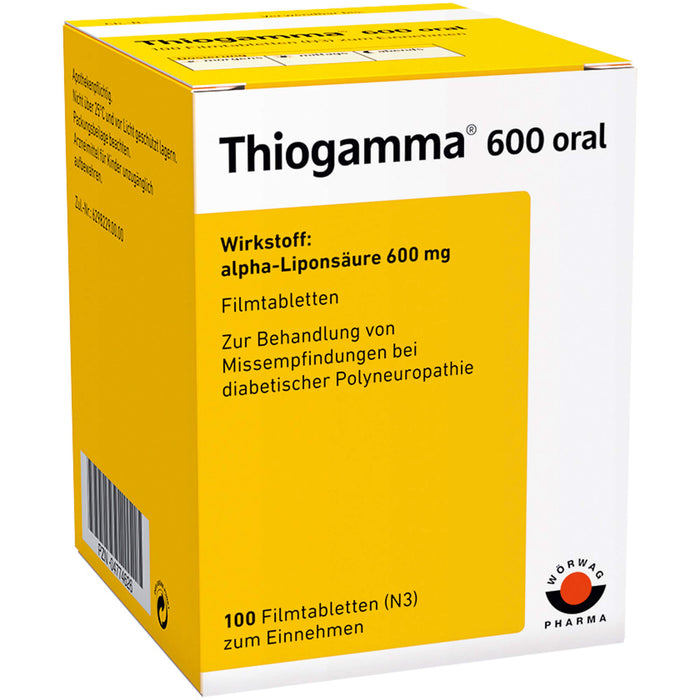 Thiogamma 600 oral, Filmtablette, 100 St. Tabletten