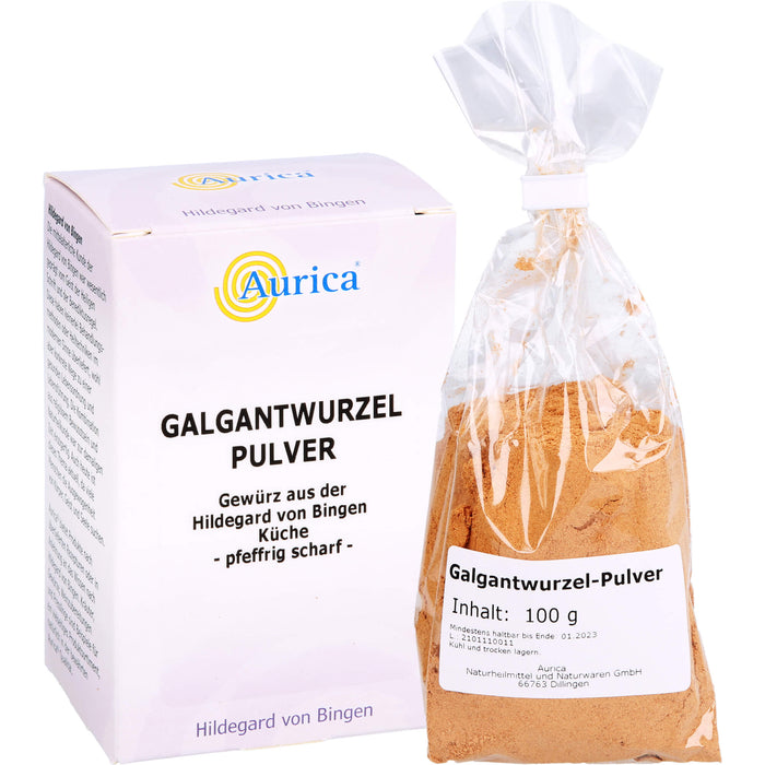 Aurica Galgantwurzel Pulver, 100 g Pulver