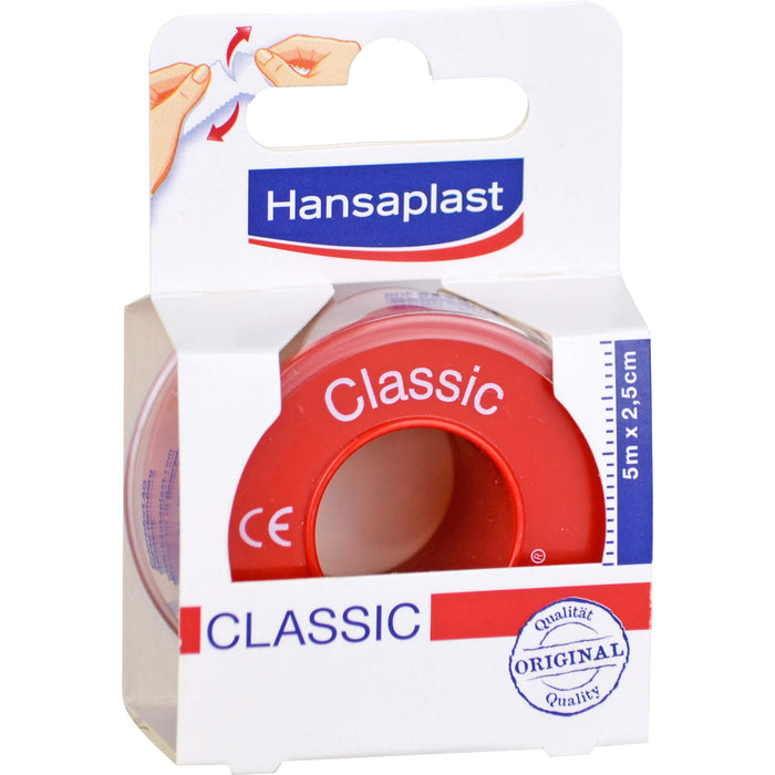 Hansaplast Classic Fixierpflaster 5 m x 2,5 cm, 1 St. Pflaster