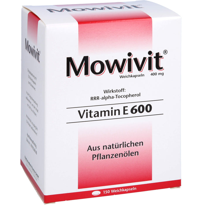 Mowivit Vitamin E 600, Weichkapsel, 150 St KAP