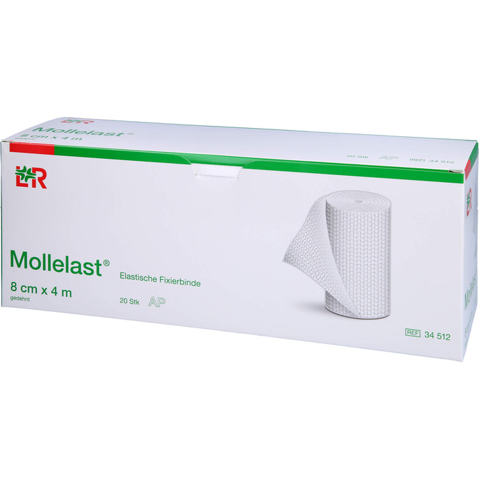 Mollelast Elastische Fixierbinde 8 cm x 4 m, 20 pc Bandage