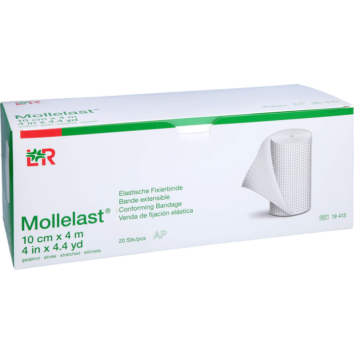 Mollelast Elastische Fixierbinde 10 cm x 4 m, 20 pc Paquet