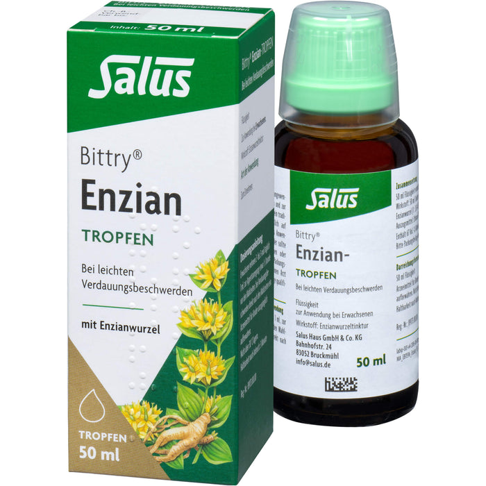 Bittry Enzian-Tropfen b. leicht. Verdauungsbeschw., 50 ml FLE