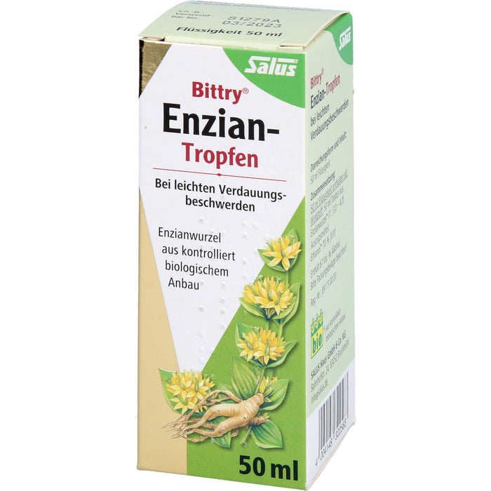 Bittry Enzian-Tropfen b. leicht. Verdauungsbeschw., 50 ml FLE