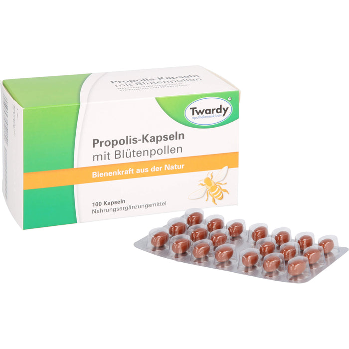 Twardy Propolis-Kapseln mit Blütenpollen, 100 pc Capsules