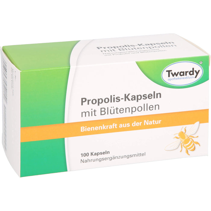 Twardy Propolis-Kapseln mit Blütenpollen, 100 St. Kapseln