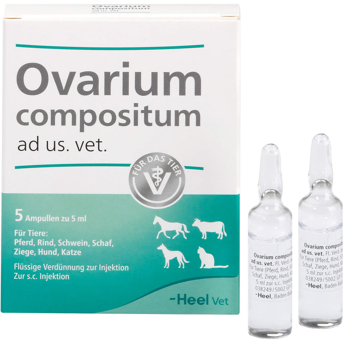 Heel Ovarium compositum ad us. vet. für Tiere Ampullen, 5 pcs. Ampoules