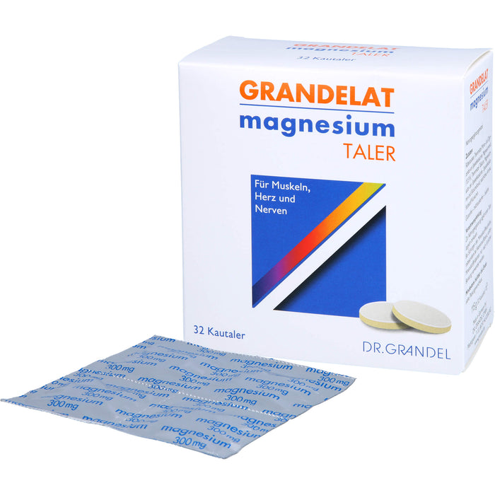 GRANDELAT Magnesium Taler 300 mg, 32 pcs. Tablets