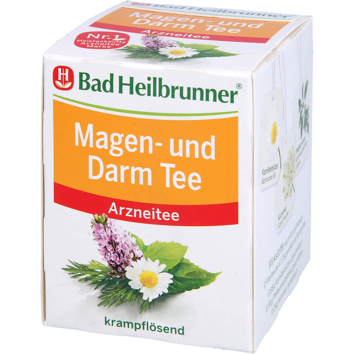 Bad Heilbrunner Magen- und Darm Tee, 8 pcs. Filter bag