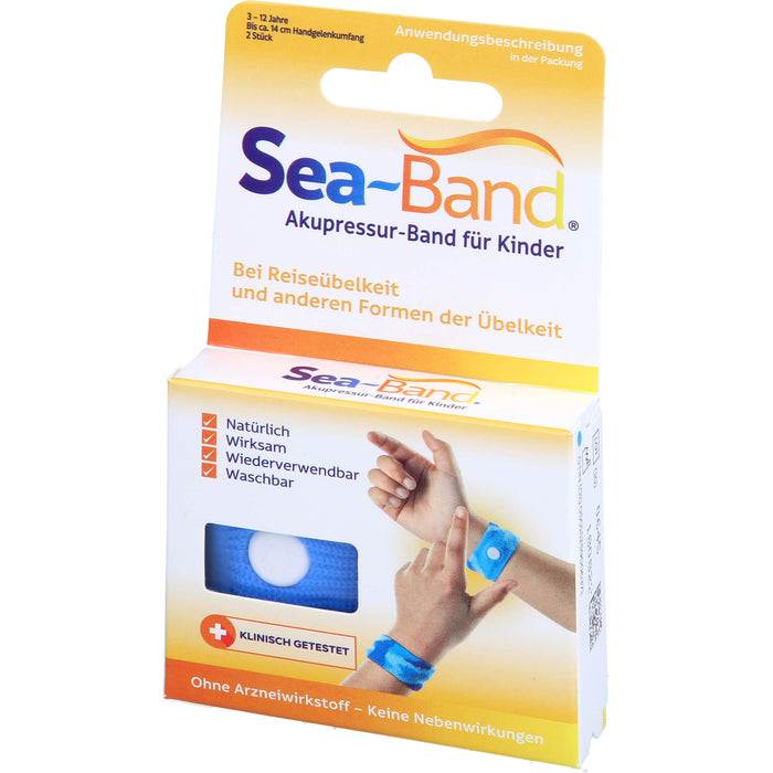 SEA-BAND Akupressurband f. Kinder, 2 St. Bänder