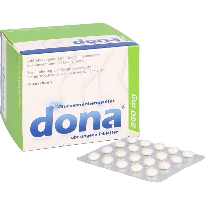 dona 250 mg überzogene Tabletten, 240 St UTA