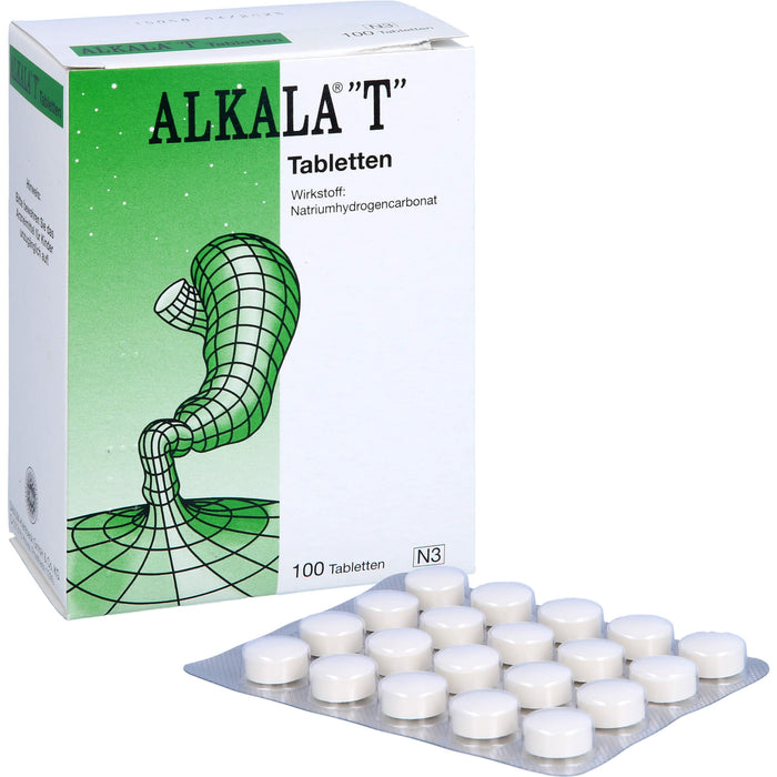 ALKALA T Tabletten bei Sodbrennen und säurebedingten Magenbeschwerden, 100 pcs. Tablets