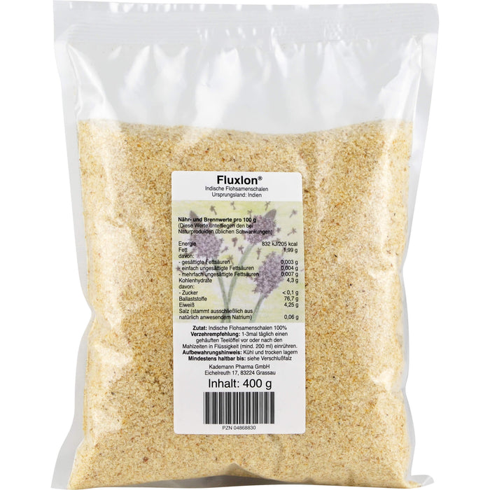 Fluxlon Indische Flohsamenschalen, 400 g Powder