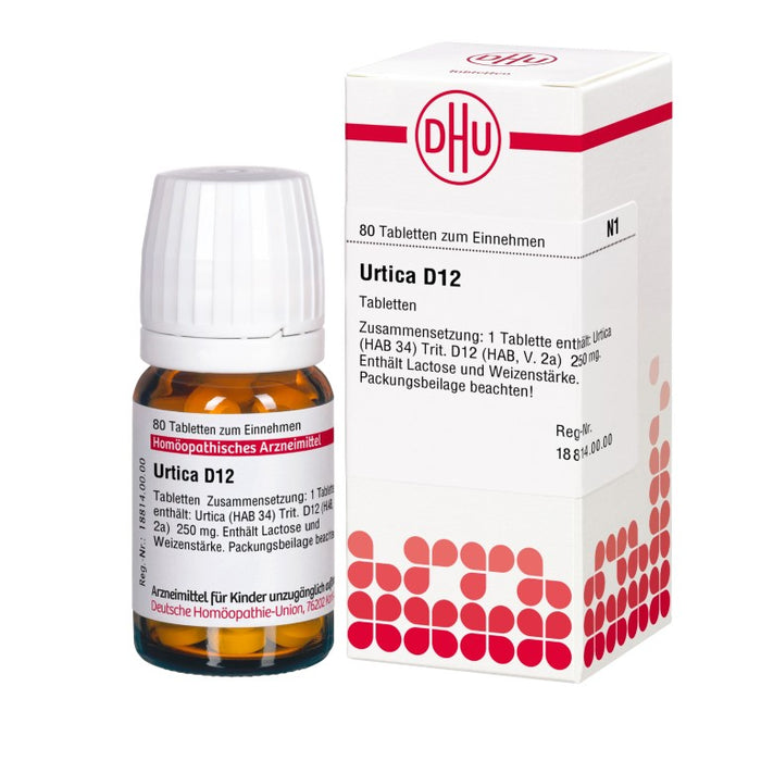 DHU Urtica D12 Tabletten, 80 pc Tablettes