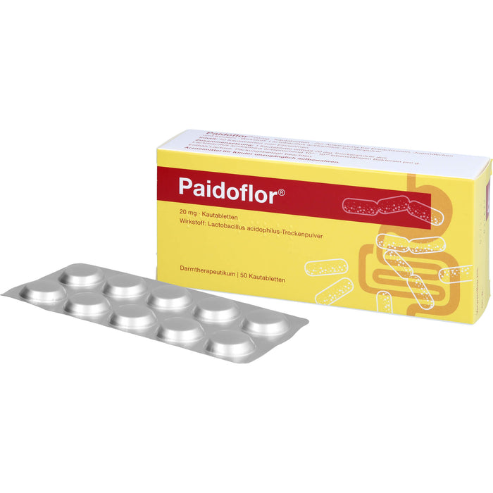 Paidoflor Kautabletten, 50 St KTA