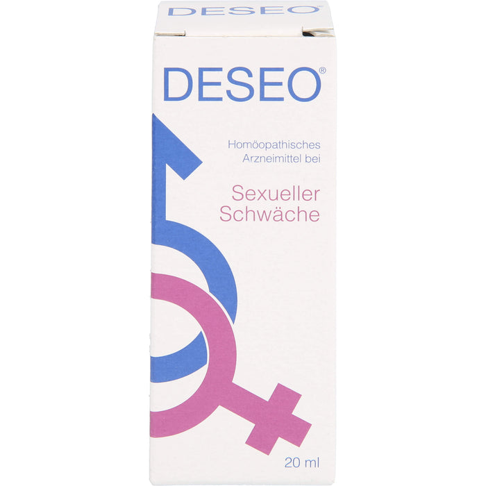 DESEO flüssige Verdünnung bei sexueller Schwäche, 20 ml Lösung