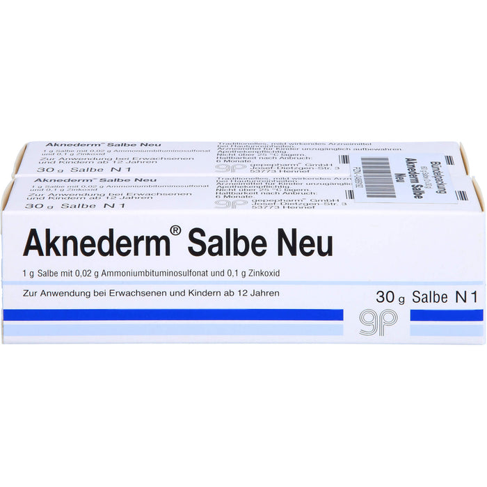 Aknederm Salbe Neu bei Hautunreinheiten, 60 g Salbe