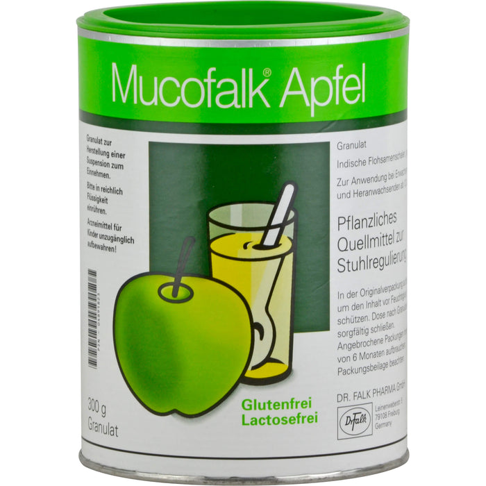 Mucofalk Apfel Granulat Quellmittel zur Stuhlregulierung, 300 g Poudre