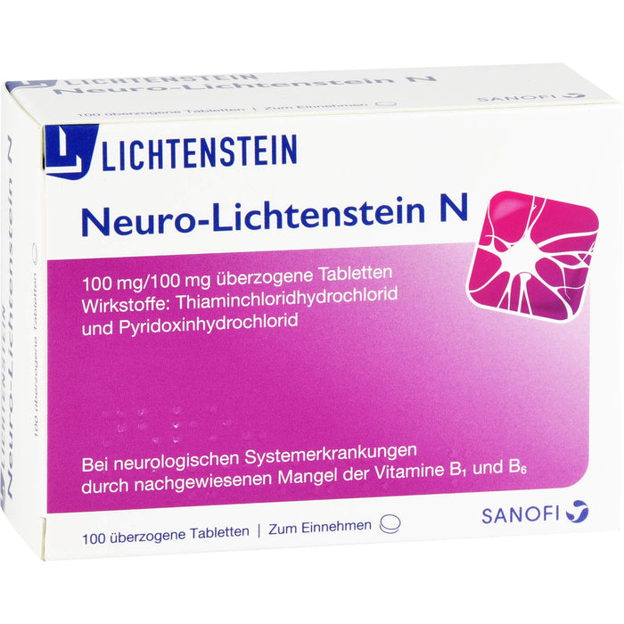 Zentiva Neuro-Lichtenstein N überzogene Tabletten, 100 St. Tabletten