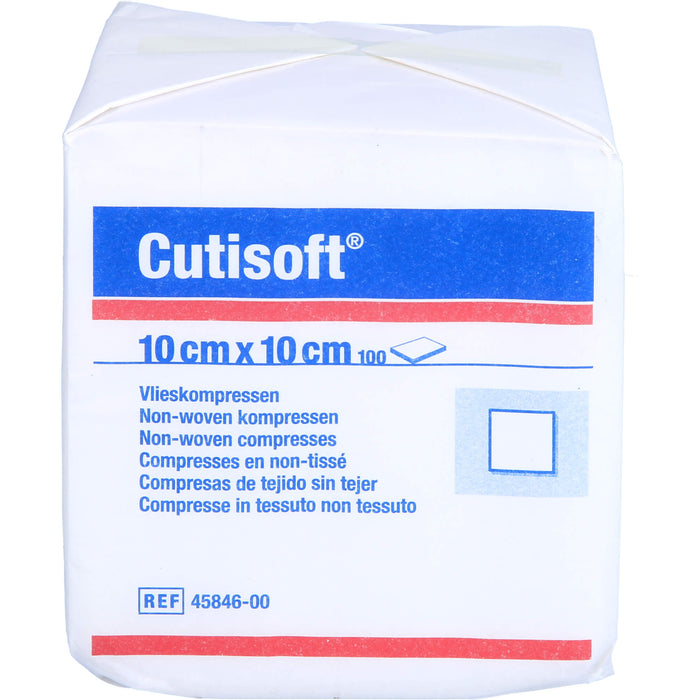 CUTISOFT VLIESKOMPRESSEN UNSTERIL 10X10CM, 100 St KOM