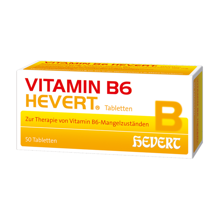 Vitamin B6 Hevert zur Therapie von Vitamin B6-Mangelzuständen, 50 St. Tabletten