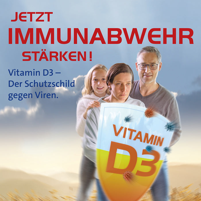 Vitamin D3 Hevert bei Mangel und erhöhtem Bedarf, 100 St. Tabletten