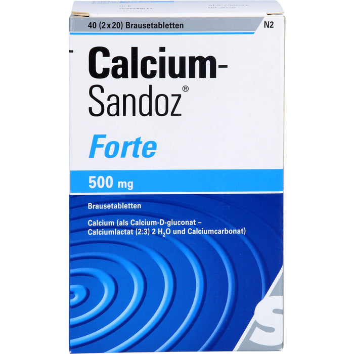 Calcium-Sandoz forte Brausetabletten, 40 pc Tablettes