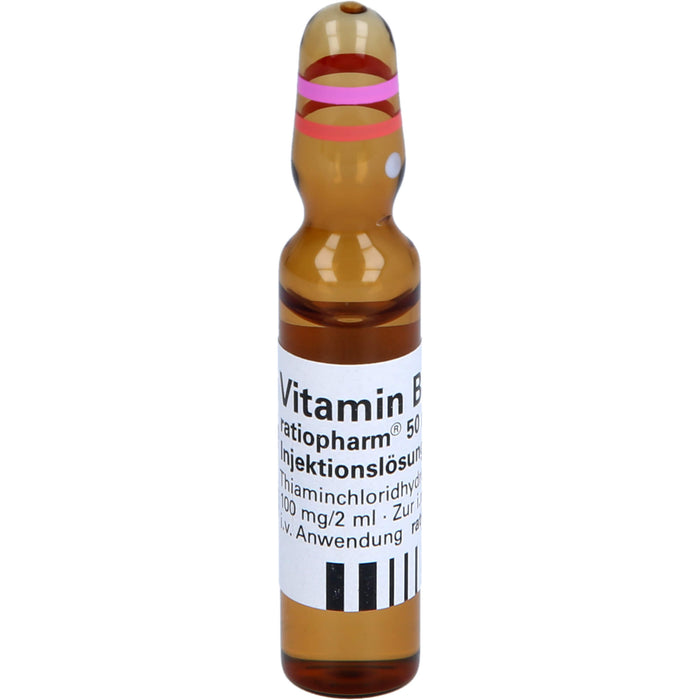 Vitamin B1-ratiopharm 50 mg/ml Injektionslösung, 5 pcs. Ampoules