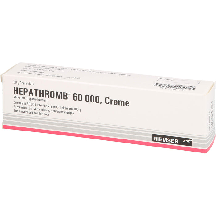 RIEMSER Hepathromb 60000 Creme, 50 g Crème