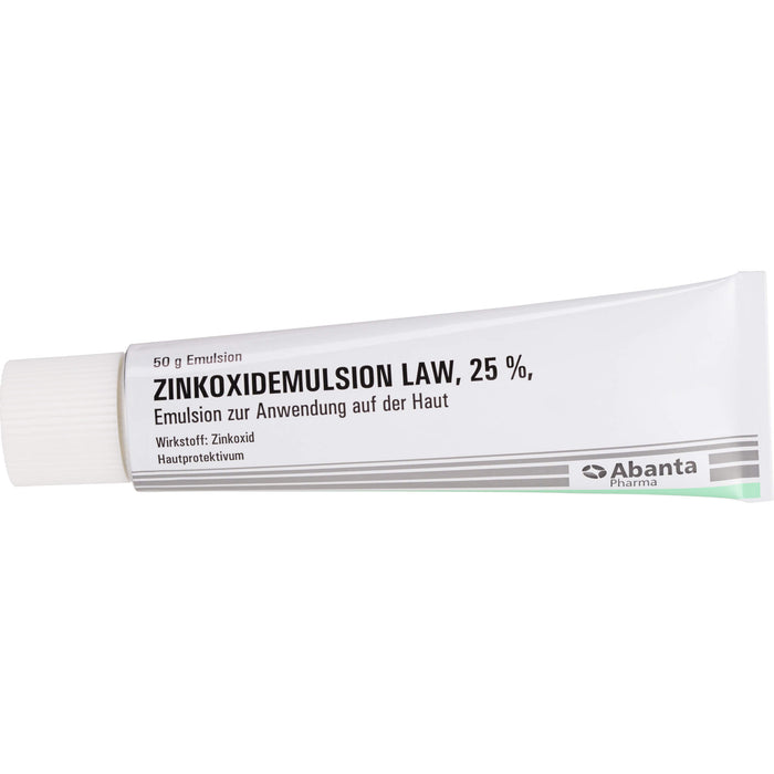 Zinkoxidemulsion LAW 25 % Hautprotektivum, 50 g Solution